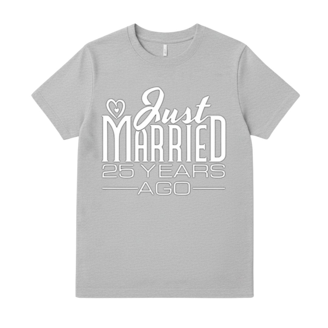 Just Married 25 Years Ago - Anniversary Shirt I'm Getting Married.