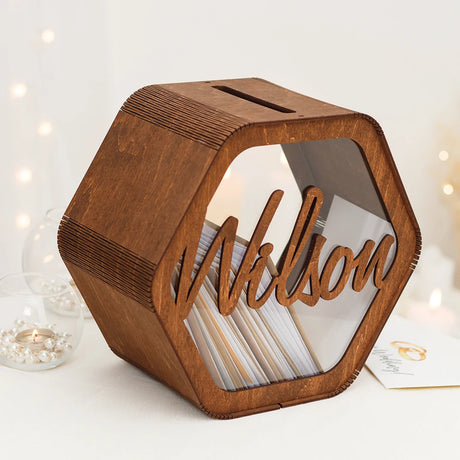 Personalised Wooden Wedding Card & Keepsake Box I'm Getting Married.
