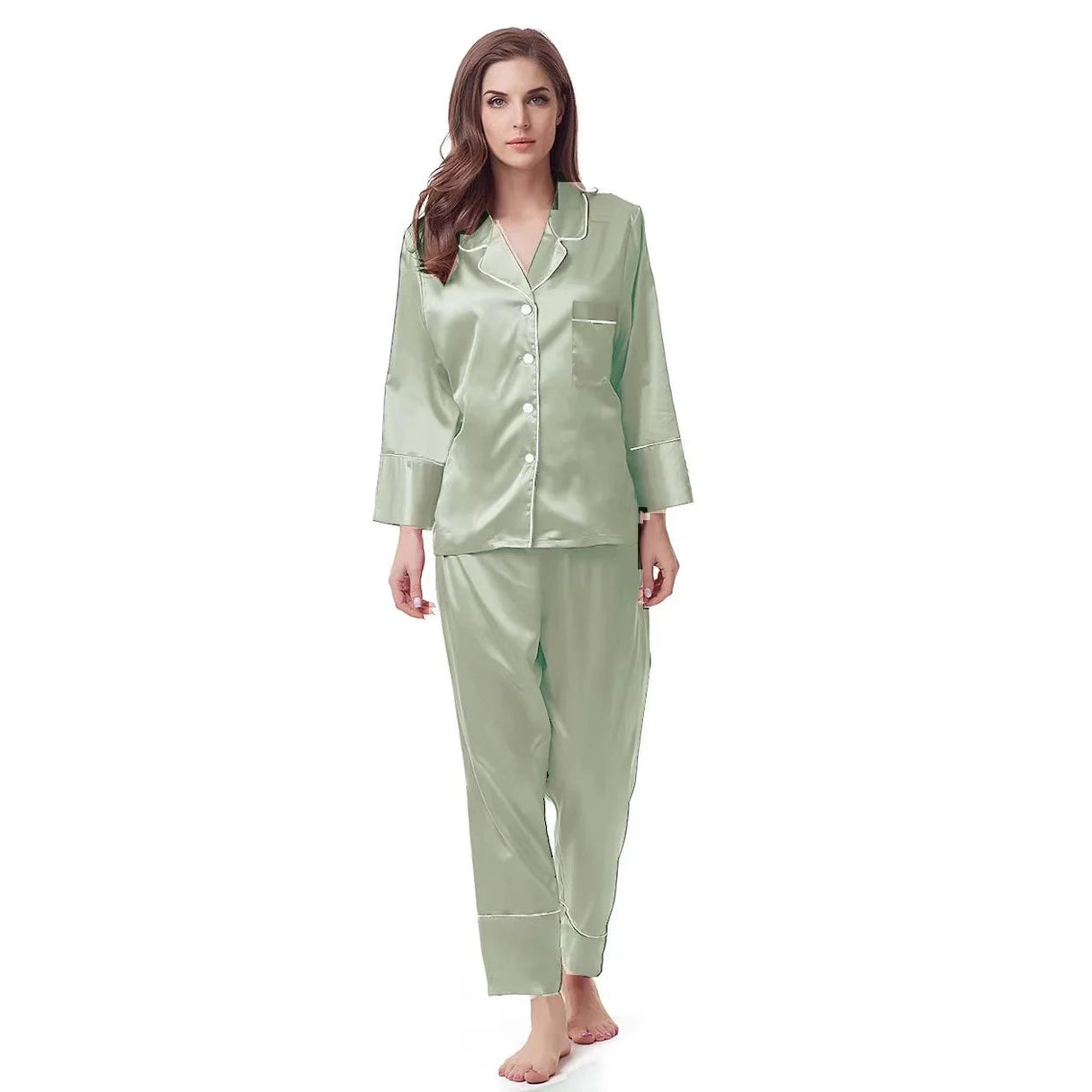 Personalised Satin Bride & Bridesmaid Pyjama Set I'm Getting Married.