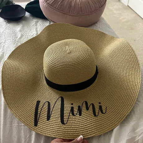 Personalised Bride Tribe Stylish Sun Hat