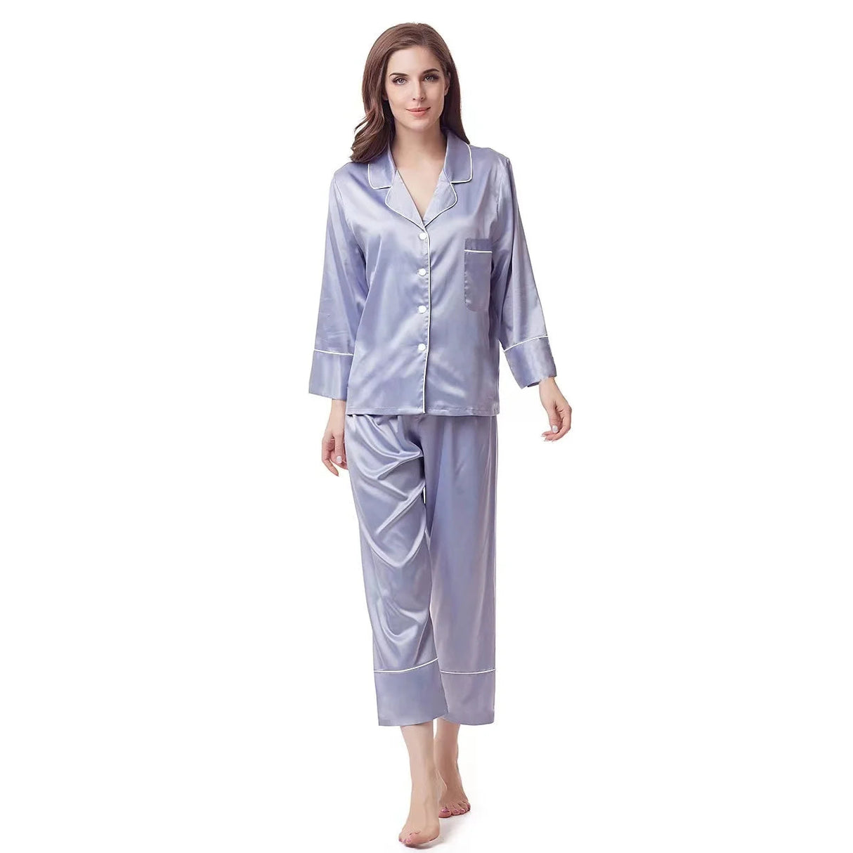 Personalised Satin Bride & Bridesmaid Pyjama Set I'm Getting Married.
