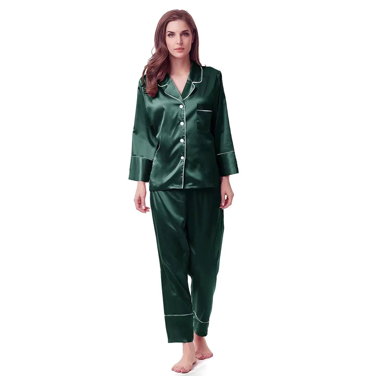 Personalised Satin Bride & Bridesmaid Pyjama Set I'm Getting Married.