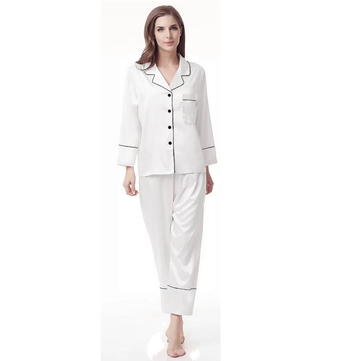 Personalised Satin Bride & Bridesmaid Pyjama Set I'm Getting Married.