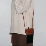 Personalised Leather Phone Crossbody Bag I'm Getting Married.