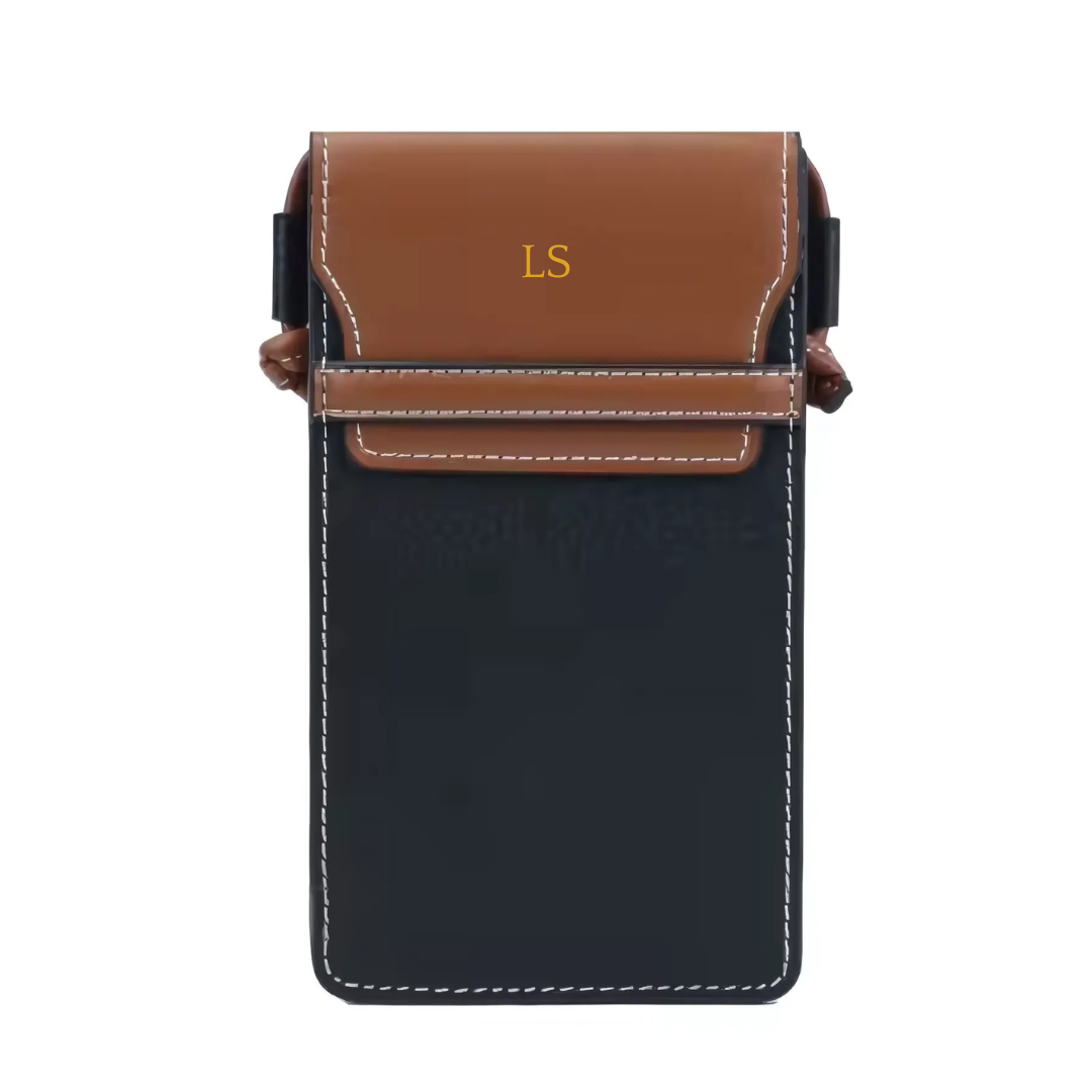 Personalised Leather Phone Crossbody Bag I'm Getting Married.