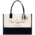 Personalised “Mrs” Hamptons Style Wedding Handbag I'm Getting Married.