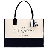 Personalised “Mrs” Hamptons Style Wedding Handbag I'm Getting Married.