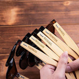 Personalised Groomsmen Wooden Sunglasses I'm Getting Married.