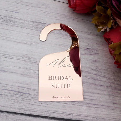 Personalised Wedding Door Sign – Do Not Disturb Hanging Sign I'm Getting Married.