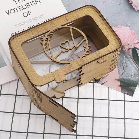 Personalised Rustic Wedding Card Box I'm Getting Married.
