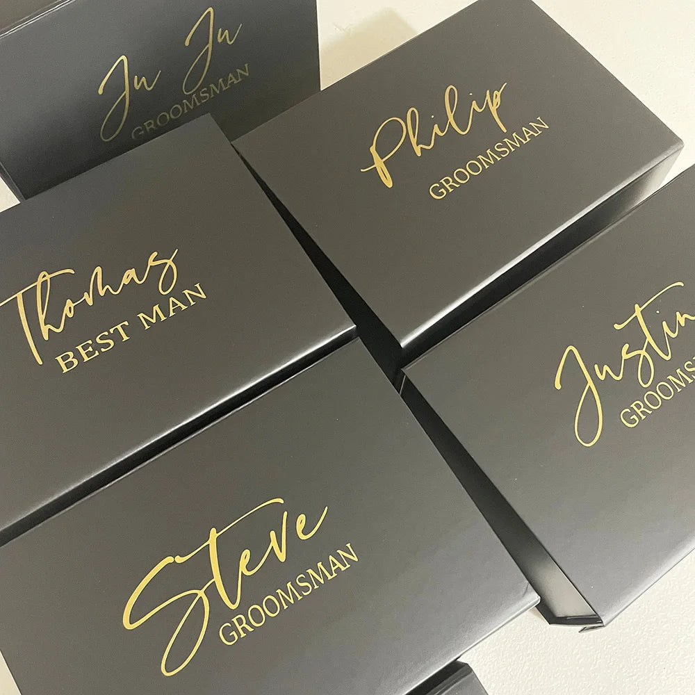 Personalised Groomsmen Wedding Proposal  Gift Box I'm Getting Married.