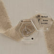 Personalised Clear Acrylic Hexagon Wedding Ring Box I'm Getting Married.