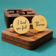 Personalised Father of the Bride & Groomsmen Wedding Cufflinks I'm Getting Married.