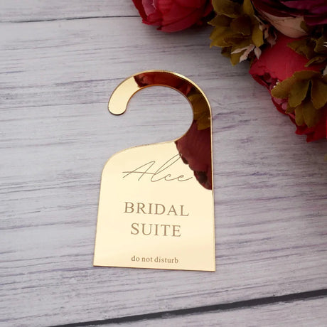 Personalised Wedding Door Sign – Do Not Disturb Hanging Sign I'm Getting Married.
