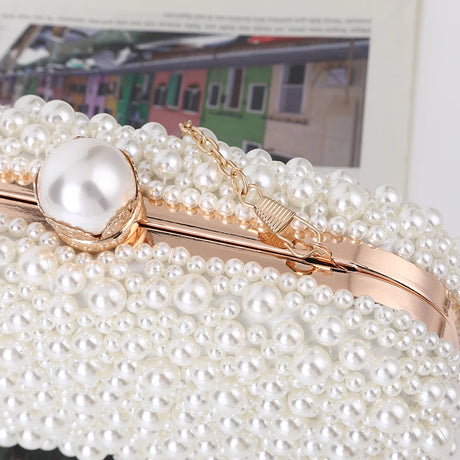 Luxury Crystal Beaded Evening Clutch Bag I'm Getting Married.