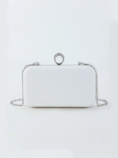 Pearl Beading Bridal Wedding Day Clutch I'm Getting Married.