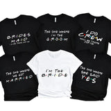 Bridal Party Celebration Crew Tee I'm Getting Married.