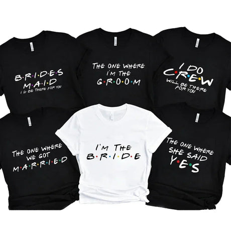 Bridal Party Celebration Crew Tee I'm Getting Married.