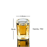 Personalised Square Shot Glasses for Wedding Day Toast I'm Getting Married.