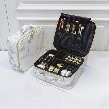 Multi-Functional PU Leather Travel Makeup Bag I'm Getting Married.