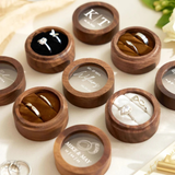 Personalised Wooden Wedding Ring Box