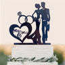 Acrylic Wedding Cake Topper Set - I'm Getting Married