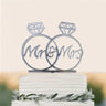 Acrylic Wedding Cake Topper Set - I'm Getting Married