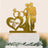 Acrylic Wedding Cake Topper Set - I'm Getting Married