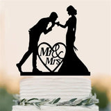 Acrylic Wedding Cake Topper Set - I'm Getting Married
