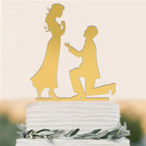 Acrylic Wedding Cake Topper Set - I'm Getting Married