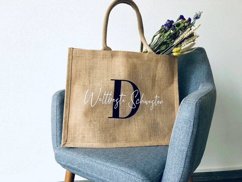 Canvas Personalised Wedding Day Gift Bag - I'm Getting Married