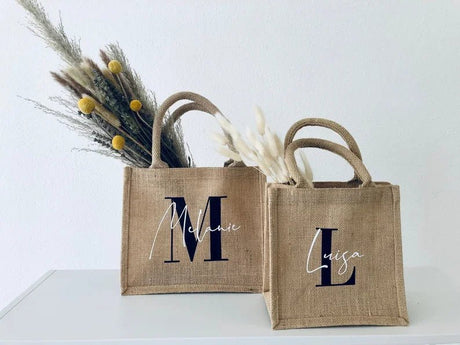 Canvas Personalised Wedding Day Gift Bag - I'm Getting Married