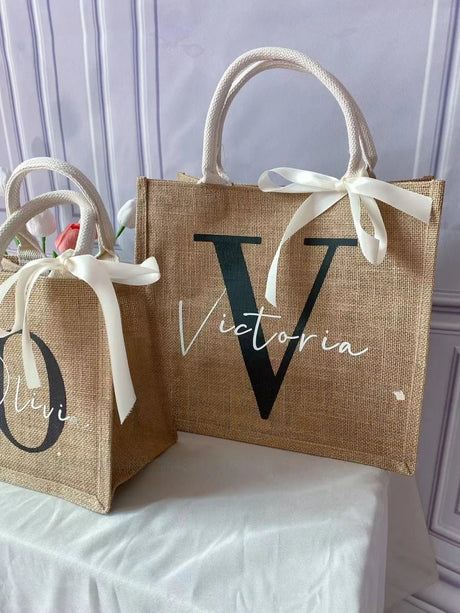 Canvas Personalised Wedding Day Gift Bag - I'm Getting Married
