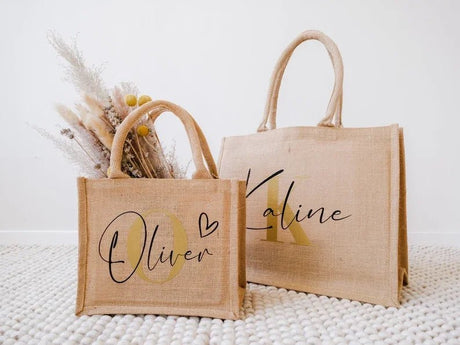 Canvas Personalised Wedding Day Gift Bag - I'm Getting Married