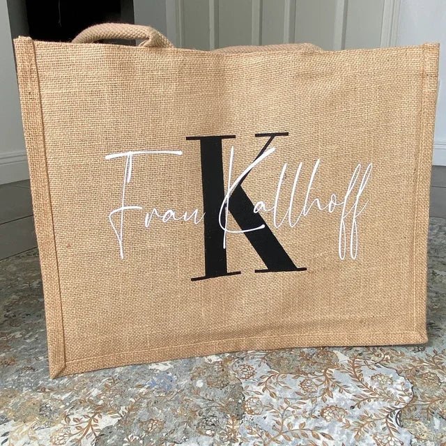 Canvas Personalised Wedding Day Gift Bag - I'm Getting Married