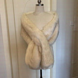 Champagne Wedding Fur Cape - I'm Getting Married