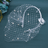 Charming Black & White Bridal Birdcage Veil Headband - I'm Getting Married