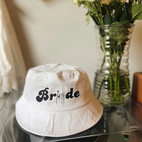 Chic Bridal Bucket Hat – Wedding & Bachelorette Accessory I'm Getting Married.