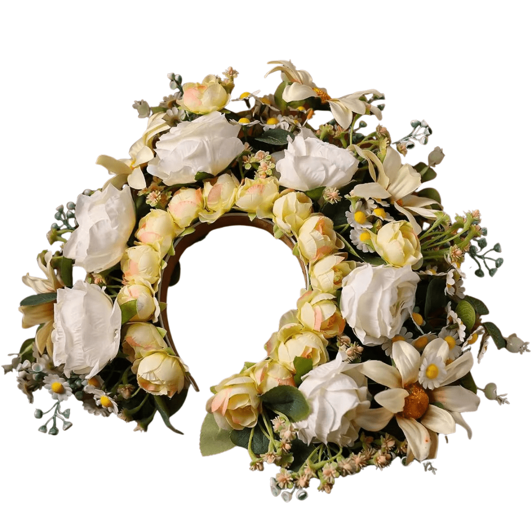 Colorful Flower Wreath for Women - Wedding Party Hair Flower Wreath Bride - I'm Getting Married