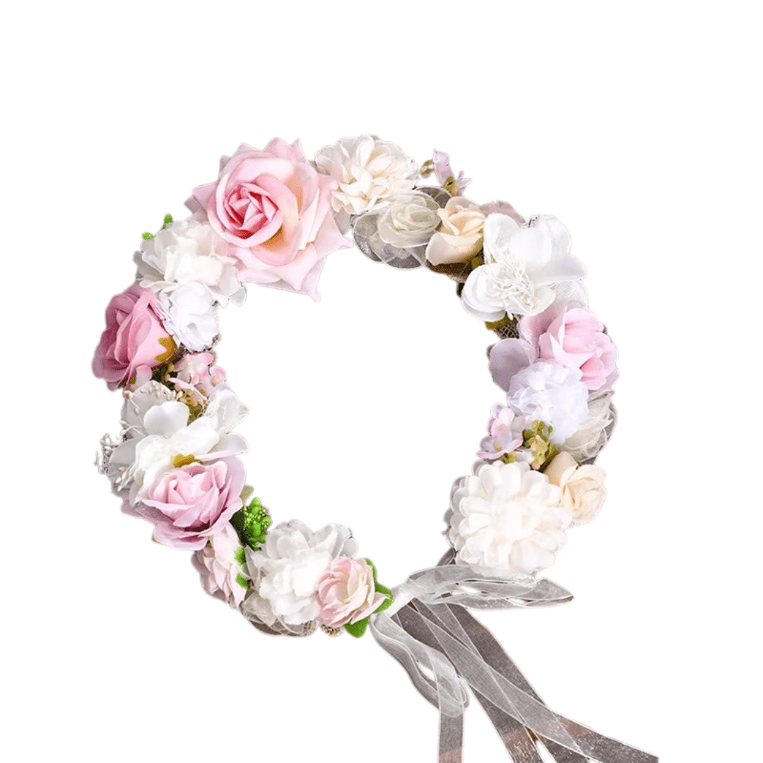 Colorful Flower Wreath for Women - Wedding Party Hair Flower Wreath Bride - I'm Getting Married