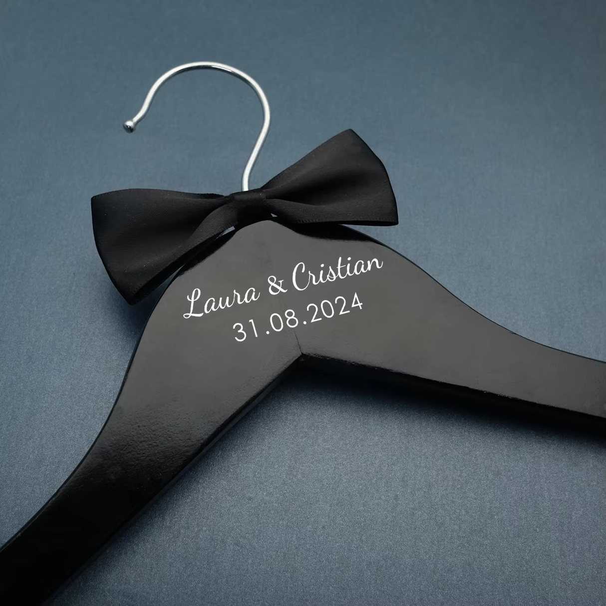 Personalised Wedding Dress Hanger with Name & Date I'm Getting Married.