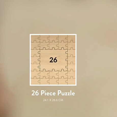 Personalised Wooden Puzzle Guest Book I'm Getting Married.