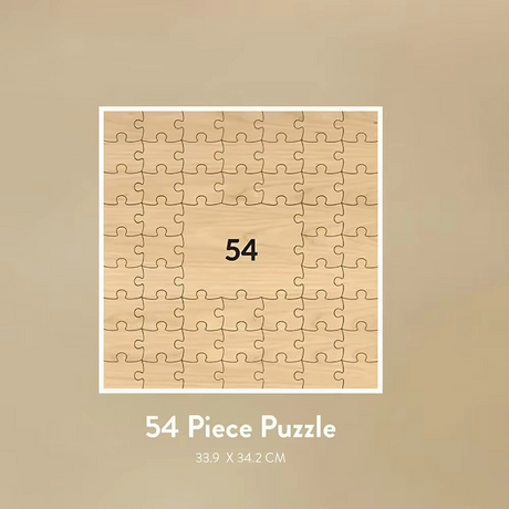Personalised Wooden Puzzle Guest Book I'm Getting Married.