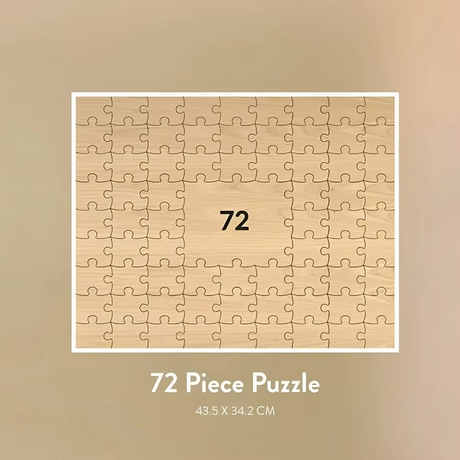 Personalised Wooden Puzzle Guest Book I'm Getting Married.
