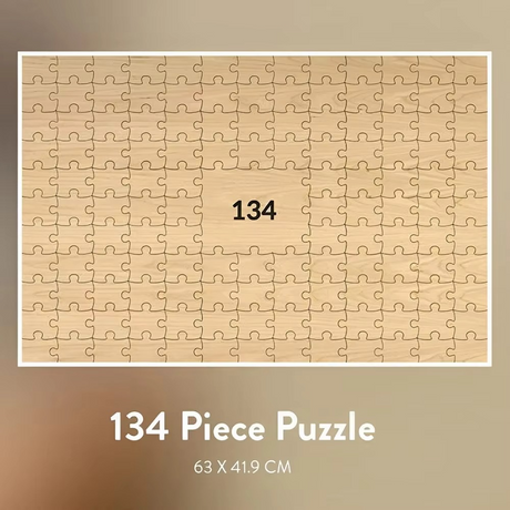 Personalised Wooden Puzzle Guest Book I'm Getting Married.