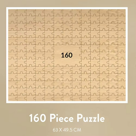 Personalised Wooden Puzzle Guest Book I'm Getting Married.