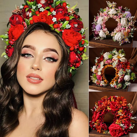 Ethereal Floral Wreath Crown – Bridal & Wedding Hair Accessory I'm Getting Married.