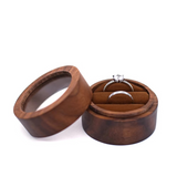 Personalised Wooden Wedding Ring Box