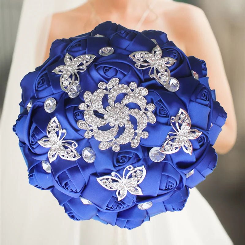 Elegant Cream Artificial Bridal Wedding Bouquet - I'm Getting Married