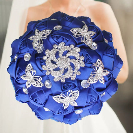 Elegant Cream Artificial Bridal Wedding Bouquet - I'm Getting Married